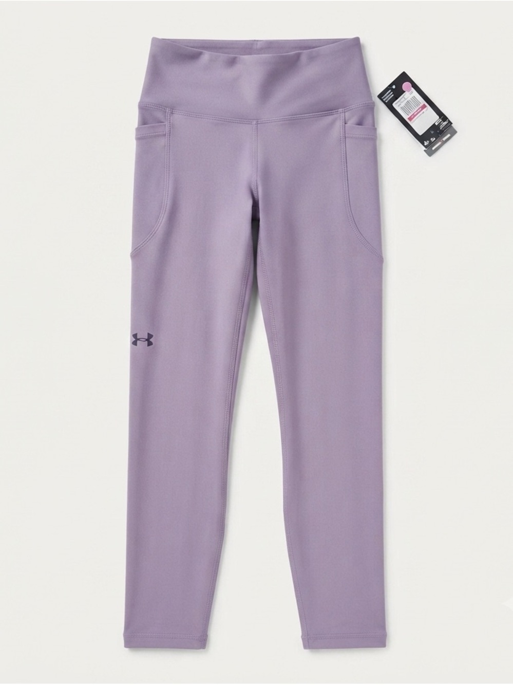Under Armour HeatGear Compression Leggings Purple XS High Rise Ankle NWT